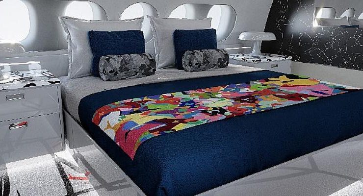 ACJ and contemporary artist, Cyril Kongo, partner to offer a special ACJ TwoTwenty cabin edition