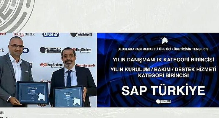 SAP Türkiye’ye Bilişim 500’den 5 ödül